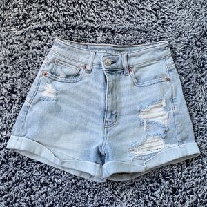 American Eagle Distressed Mom Shorts